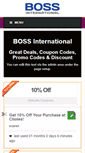 Mobile Screenshot of bossintl.com